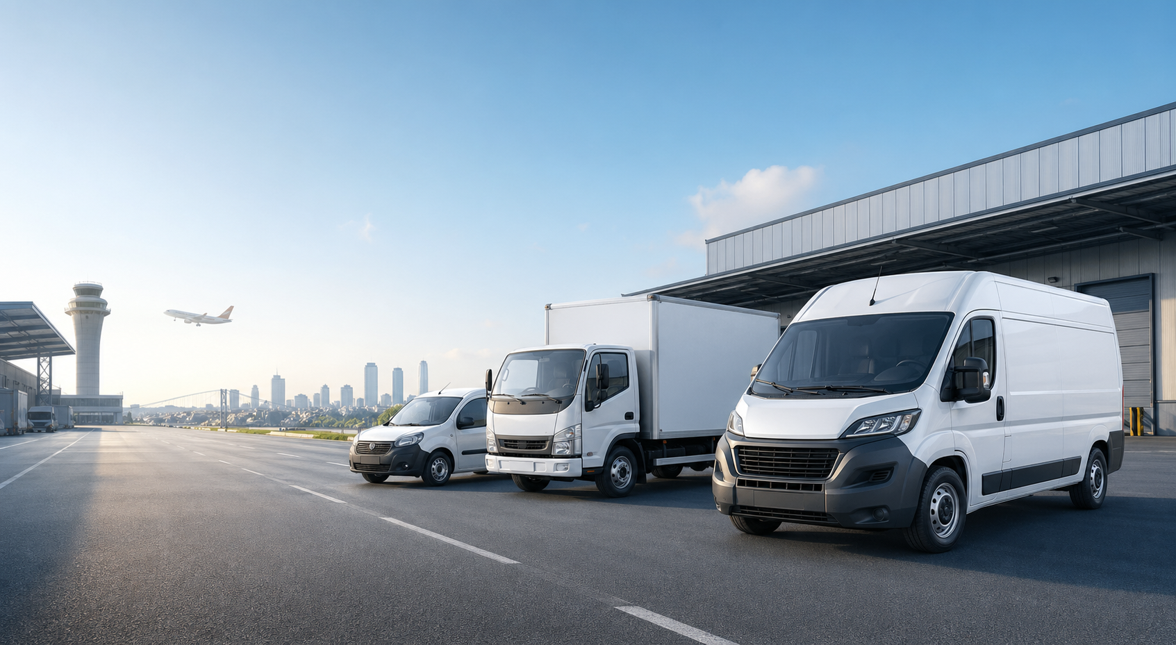 İstanbul içinde kurye ve parça yük transferi için kullanılan ticari araçlar